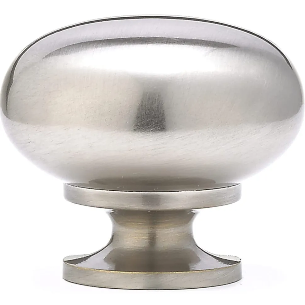 Traditional Knob 1-1/2" D Brushed Nickel