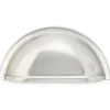 Traditional Pull, 3" Center-to-Center, Brushed Nickel