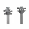 Traditional Stile and Rail Door Router Bit Set 1/2" SH 1-5/8" OD x 7/8" CL 2 Piece