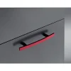 Transitional Pull, 5-1/16" Center-to-Center, Matte Black