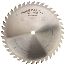 TS2000 Flat Top Box Joint Blade 10" x 5/8" Bore x 40T STR Full Kerf