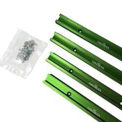 24" Universal Profile T-Track Kit- Dark Green- 4 Piece