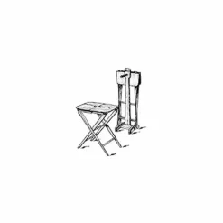 Woodworking Project Paper Plan to Build TV Trays with Stand