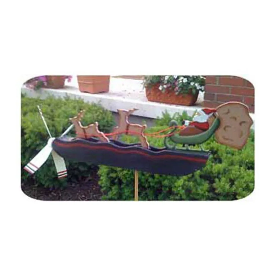 Woodworking Project Paper Plan to Build Christmas Santa Whirligig