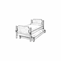 Woodworking Project Paper Plan to Build Trundle Bed