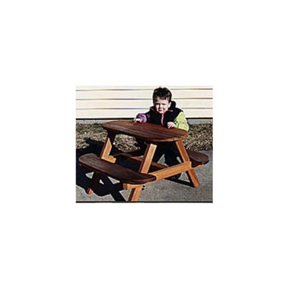Woodworking Project Paper Plan to Build Child's Picnic Table