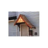 Woodworking Project Paper Plan to Build Doorway Shelter, Sloped Top