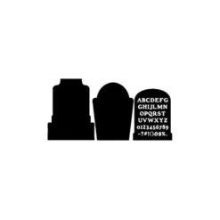 Woodworking Project Paper Plan to Build Tombstones and Letter Shadow