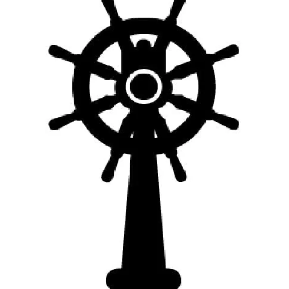 Woodworking Project Paper Plan to Build Ships Wheel Shadow