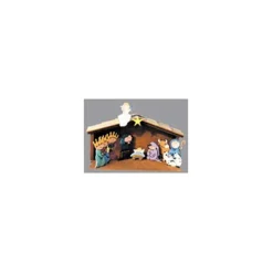 Woodworking Project Paper Plan to Build Medium Nativity with Shelter