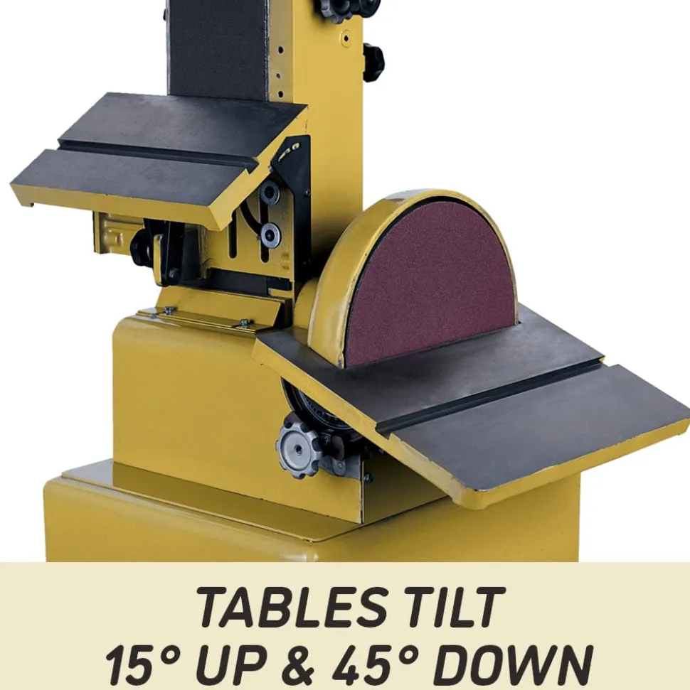 6" x 48" Belt / 12" Disc Sander 1-1/2 HP 1 Ph 115/230V 31A