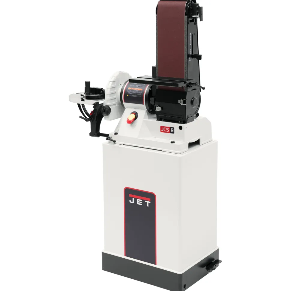 6" x 48" Belt/9" Disc Sander with Closed Stand 3/4 HP 1 Ph 115V JSG-96CS