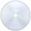 12" x 100T Carbide Tipped Thin Kerf Finishing Cut-Off and Crosscut Blade, 0 Deg., 1" Bore, ATB
