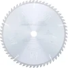 12" x 60T Carbide Tipped, Thin Kerf Finishing Cut-Off and Crosscut Blade, 0 Deg., 1" Bore, ATB